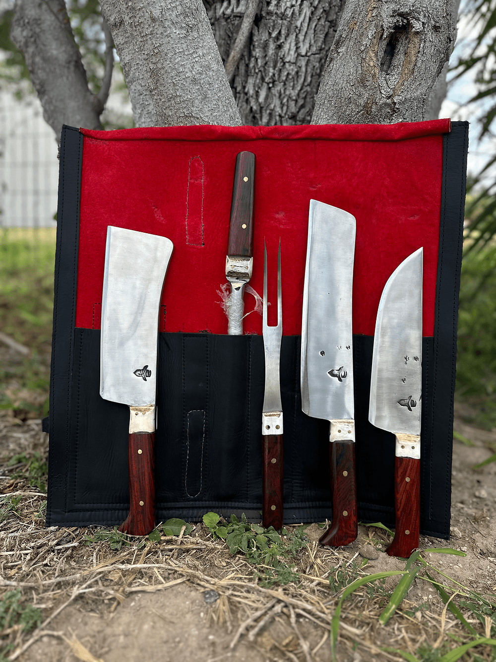 Grill Master 3-Knife Set Antler/Cocobolo (Stainless-Steel)